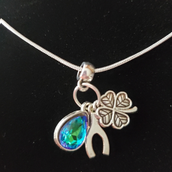 Lucky Charm 22"\ .925 Sterling Silver Necklace - Picture 4 of 5